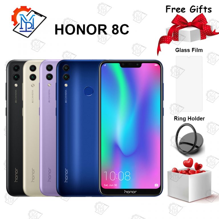 Global Rom HONOR 8C Mobile phone 6.26 inch 4GB RAM 32GB ROM Snapdragon
