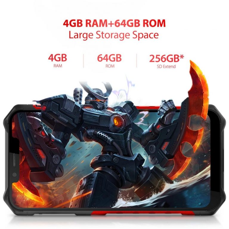 Ulefone Armor 6E Mobile Phone IP69K Waterproof Android 8.1 6.2" FHD+ Helio