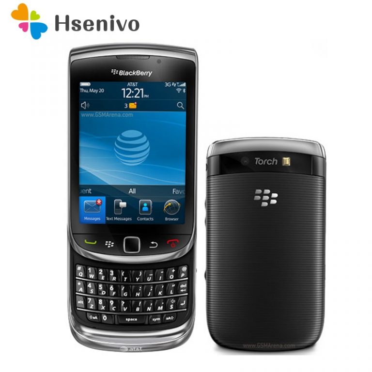Original BlackBerry torch 9800 unlocked 3G smartphone,QWERTY and touch