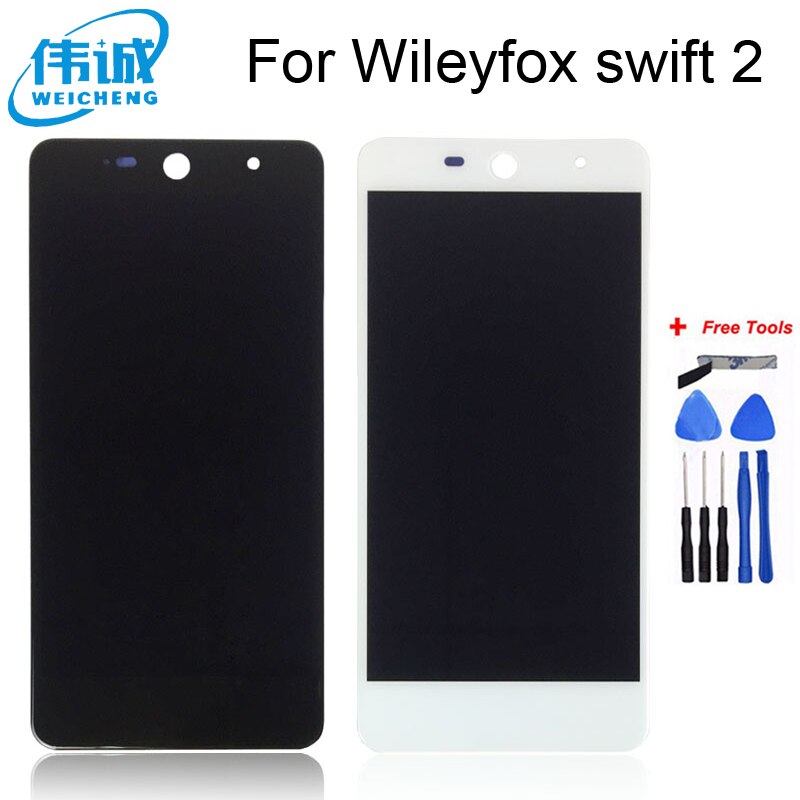 WEICHENG For Wileyfox Swift 2 lcd Touch screen+ lcd screen display assembly for Wileyfox swift 2 Plus lcd Smartphone replacement