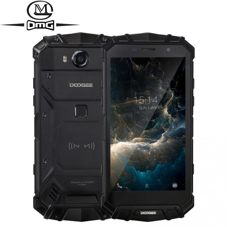 Doogee S60 Lite NFC IP68 shockproof mobile phone 5580mAh 12V/2A Wireless Charge 4G Rugged Smartphone 5.2" 4GB 32GB fingerprint