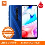 Global Version Xiaomi Redmi 8 3GB 32GB smartphone 5000mAh Large Battery 12MP Real camera telephone 6.22 Dot display 18W