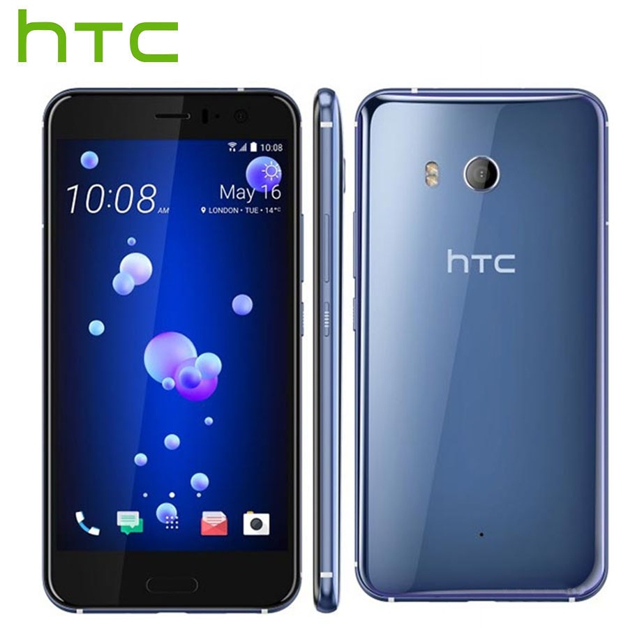 Sprint Version HTC U11 4G LTE Mobile Phone IP67 Snapdragon 835 Octa Core 4GB RAM 64GB ROM 5.5 inch 2560x1440P Android Smartphone