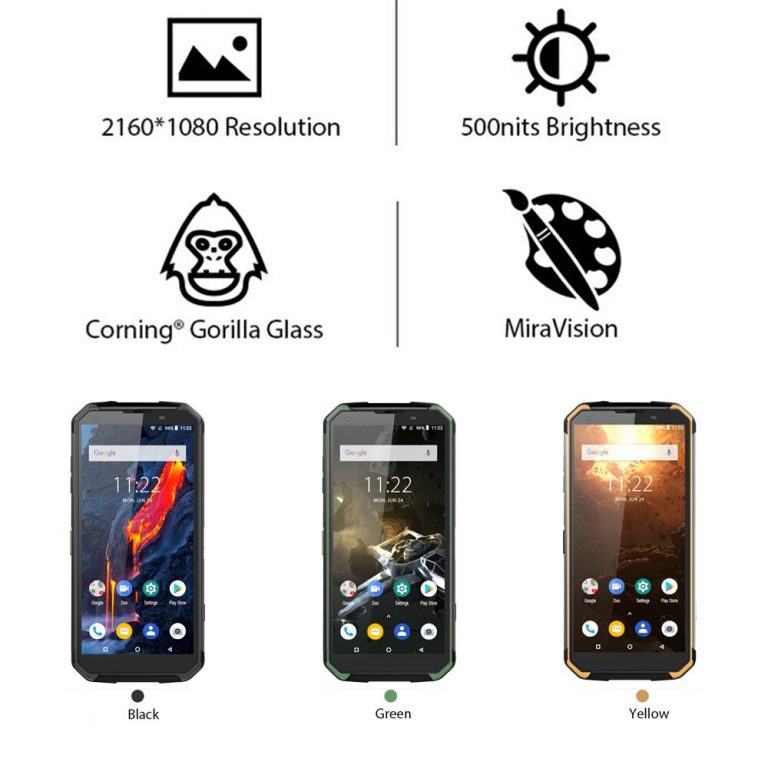 Blackview Plus Helio P70 Octa Core MobilePhone IP68 Waterproof 5.7inch