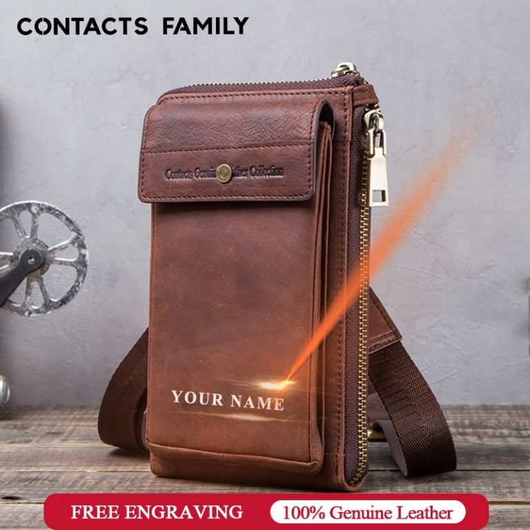 Retro Leather Phone bag case For iphone se 2020 cover Pocket Cases for iphone 8 11 pro Waist Bag Belt wallet zipper shoulder bag
