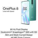 Global Firmware Oneplus 8 5G Mobile Phone 12GB 256GB /8GB 128GB 6.55"