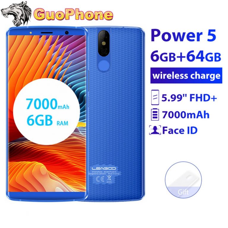 LEAGOO POWER 5 Smartphone 5.99" FHD+ 6GB RAM 64GB ROM Android 8.1