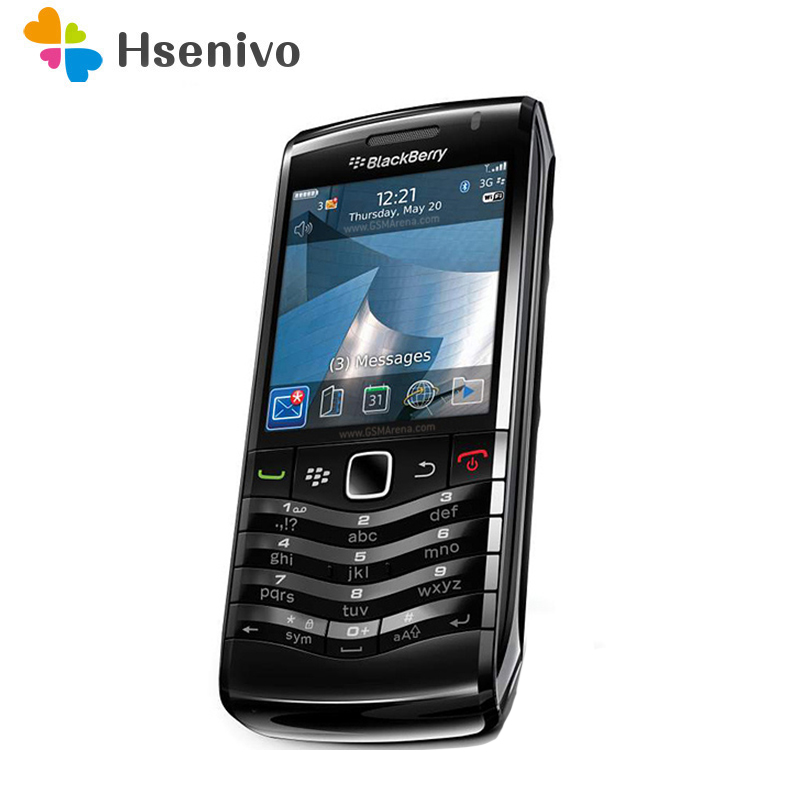 Original Unlocked BlackBerry Pearl 9105 Mobile Phone 3G GSM WiFi Bluetooth GPS Smartphone Quad band cellphone free shipping