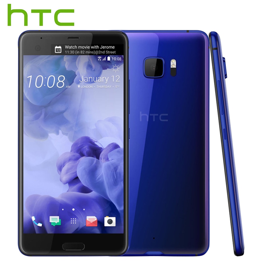 Original HTC U Ultra 4G LTE Android Mobile Phone Dual SIM 4GB 64GB Snapdragon821 Quad Core 5.7inch 2560x1440 DualView Smartphone