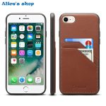 Luxury Genuine Leather & TPU Silicone Shockproof Case For Apple iPhone