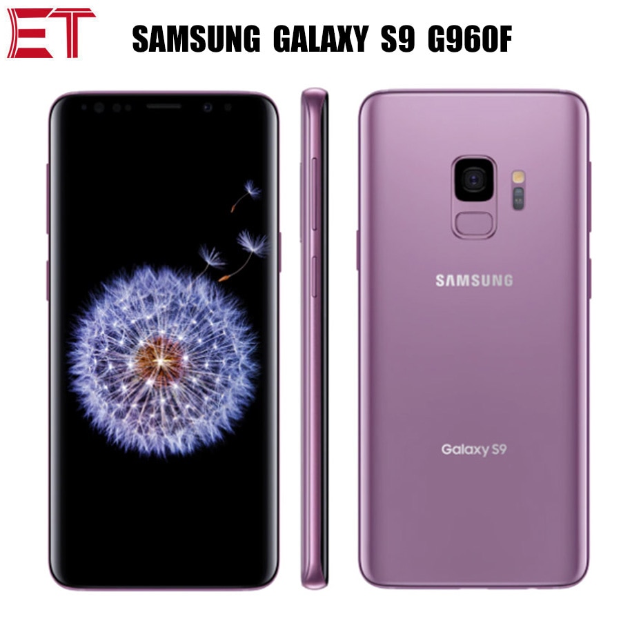 Global Version Samsung Galaxy S9 G960F 4G Mobile Phone 4GB RAM 64GB ROM Exynos9810 5.8"1440x2960p IP68 NFC Android8.0 Smartphone