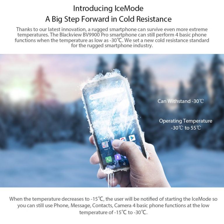 Blackview Pro Thermal Camera Mobile Phone Helio P90 Octa Core