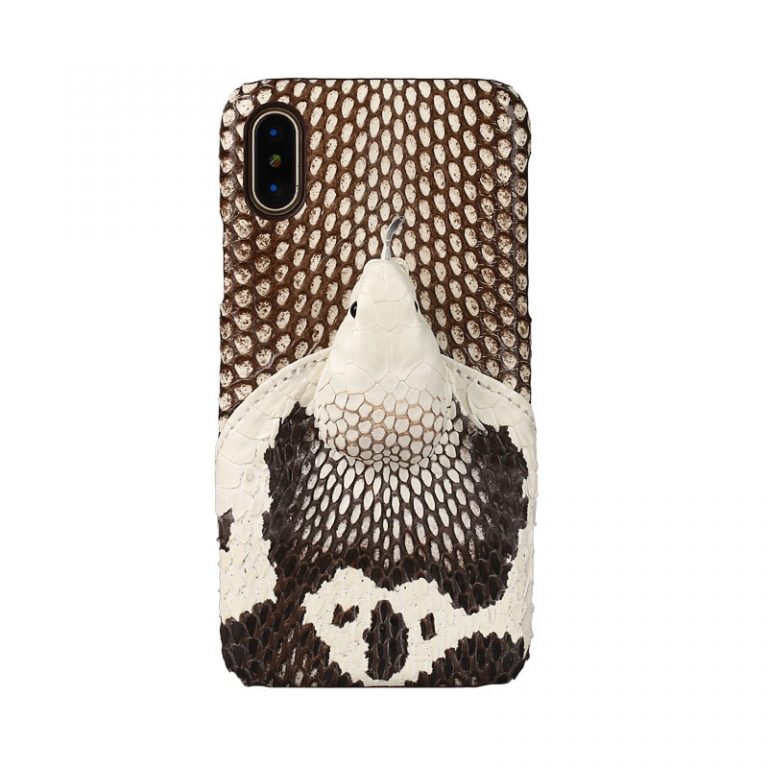 Genuine Snakeskin Leather phone case For iPhone X 11 Pro Max XS max XR 6