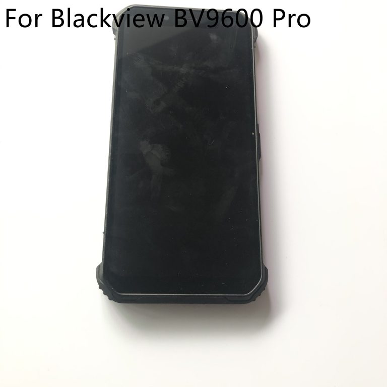 Original Used LCD Display Screen + Touch Screen + Frame For Blackview