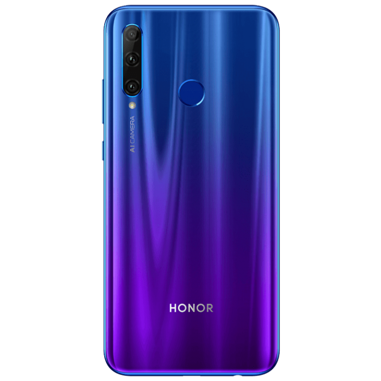 Global Version Honor 20 Lite 4GB 128GB Smartphone 6.21 Inch Screen 32MP