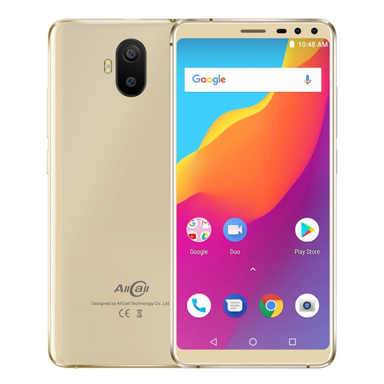 Original AllCall S1 5.5" 18:9 5000mAh Battery Android 8.1 MTK6580A Quad Core 2GB 16GB 8MP+2MP Cameras Dual SIM Cards Smartphone AllCall S1 smartphone with 5.5 inch display, 5000mAh battery, dual cameras, and Android 8.1