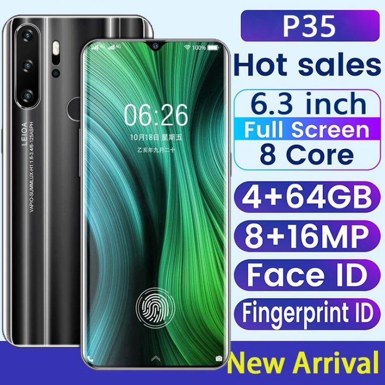 SAILF P35 Android 9.0 Octa Core Mobile Phone 6.3' FHD 8+16MP Triple Camera
