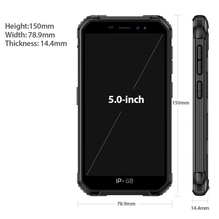 3G Global Version Ulefone Armor X6 Android 9 Smartphone 2GB 16GB IP68 Waterproof MT6580 Octa Core Face Unlock 4000mAh Phone