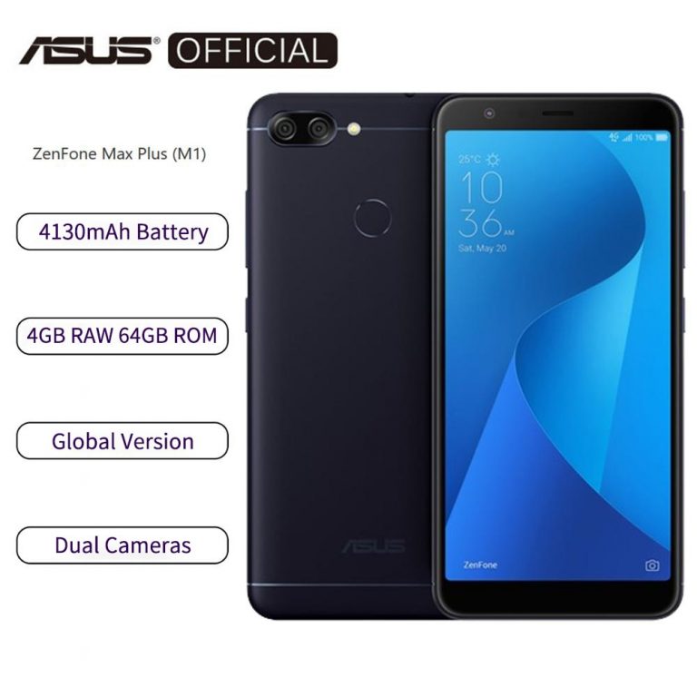 Asus Zenfone Max Plus M1 Global Version Smartphone 4GB RAM 64GB ROM