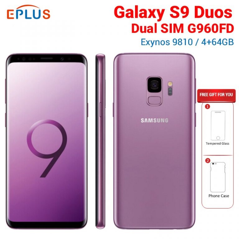 Global Version Samsung Galaxy S9 Dual SIM 4GB 64GB Mobile Phone Galaxy S9