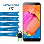 HOMTOM S17 Android 8.1 Quad Core 5.5" 18:9 Full Display Smartphone Fingerprint