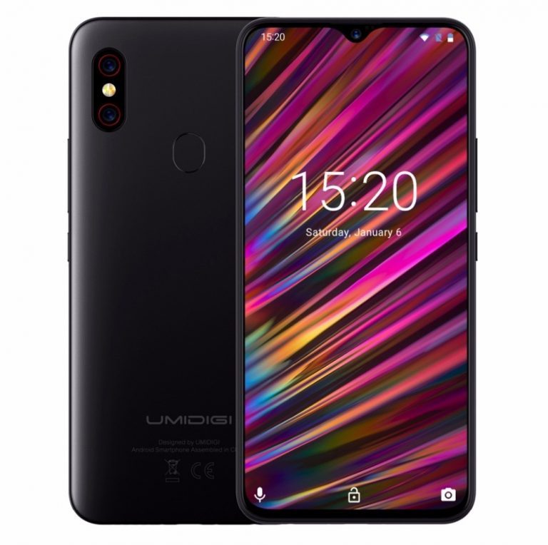 UMIDIGI F1 Android 9.0 128GB ROM 4GB RAM 6.3" FHD+ Helio P60 5150mAh Big Battery 18W Fast Charge Smartphone NFC 16MP+8MP Phone