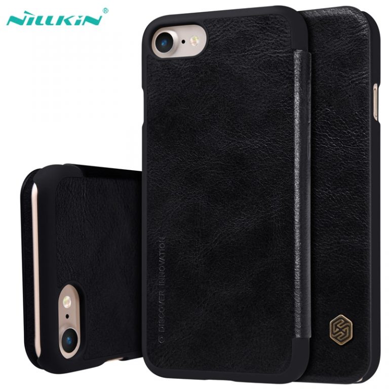 For iPhone SE 2020 Flip Case Cover Nillkin Qin Vintage Leather Card Pocket Wallet Cases Flip Cover For iPhone SE 2020 Phone Bags