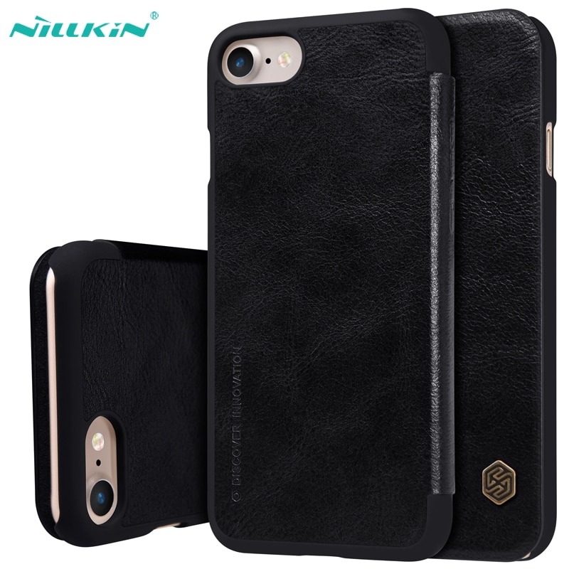 For iPhone SE 2020 Flip Case Cover Nillkin Qin Vintage Leather Card Pocket Wallet Cases Flip Cover For iPhone SE 2020 Phone Bags
