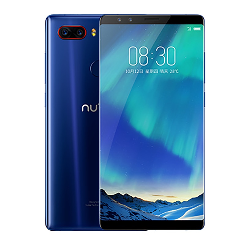 Stock Global Firmware ZTE Nubia Z17S Z17 S 5.73'' Full Screen Octa Core Smartphone 26W Fast Charge Four Cameras Borderless N