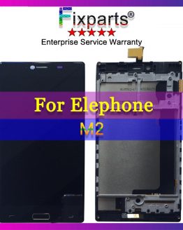 Elephone M2 LCD Screen 100% Tested LCD Display +Touch Screen Digitizer with Frame Replacement For Elephone M2 Smartphone