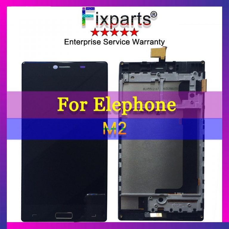 Elephone M2 LCD Screen 100% Tested LCD Display +Touch Screen Digitizer with Frame Replacement For Elephone M2 Smartphone