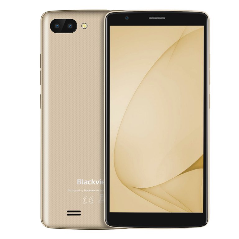 Blackview Original A20 Smartphone 5.5" 1GB + 8GB 2800MAH Quad-Core Android GO 18:9 Screen 3G Dual SIM Fashion Slim Mobile Phone