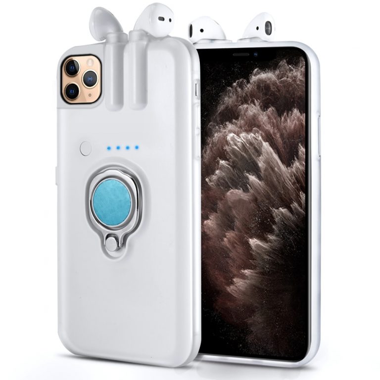 For iPhone SE 2020 11 Pro Max Xs Max Xr 8 7 6 6s Plus Case Finger Ring Holder Charging Cover For AirPods 1 2 Bluetooth Earphone 2 For iPhone SE 2020 11 Pro Max Xs Max Xr 8 7 6 6s Plus Case Finger Ring Holder