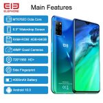 Pre Sale ELEPHONE E10 SmartPhone Octa Core 6.5" HD+ 4000mAh 4GB 64GB