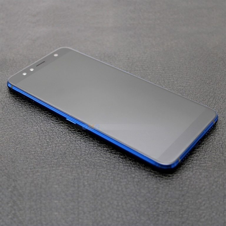 Front view of the GOME U7 4G LTE Smartphone showing sleek design, large screen, and biometric security features like Fingerprint and Iris recognition