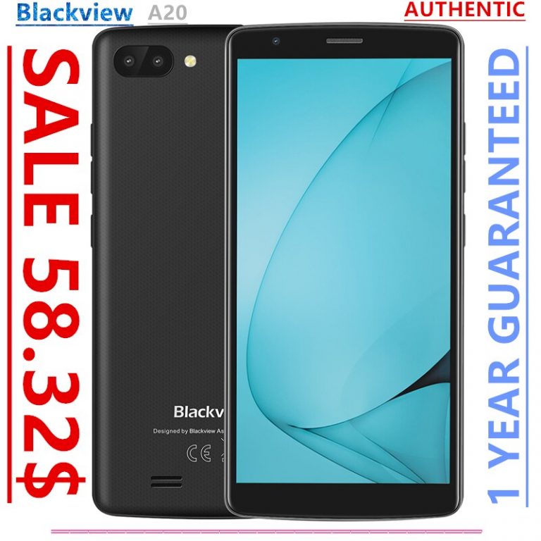 Blackview Original A20 Smartphone 5.5" 1GB + 8GB 2800MAH Quad-Core