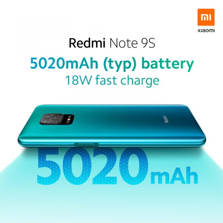 In Stock Global Version Xiaomi Redmi Note 9S 6GB 128GB Snapdragon 720G 48MP