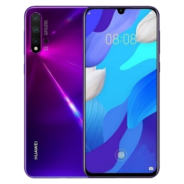 New Original Huawei Nova 5 Pro 8GB 128GB 256GB Mobile Phone 6.39" Quad Camera 48MP Fingerprint NFC Android 9.0 4G LTE Smartphone