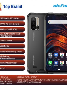 Ulefone Armor 7 Global Vision Smartphone Octa Core 8GB+128GB IP68 Rugged Mobile Phone Helio P90 Android 9.0 48MP 4G LTE Camera