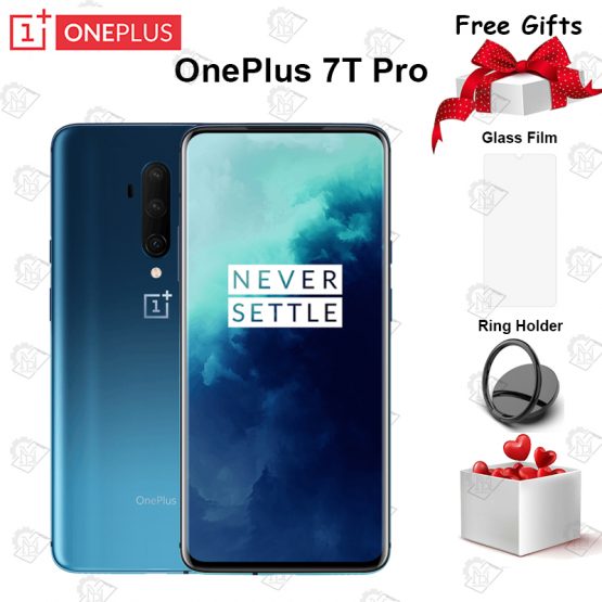 Global ROM OnePlus 7T Pro Smartphone Snapdragon 855 Plus 6.67'' Fluid AMOLED 90Hz Screen 48MP Camera Big Battery UFS 3.0