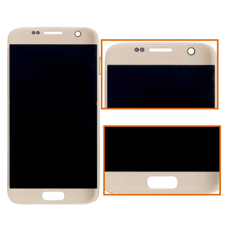 New Lcd display for Samsung Galaxy S7 with frame touch screen