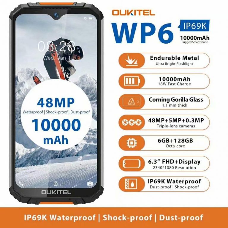 OUKITEL WP6: The Rugged Powerhouse Smartphone for All Adventures