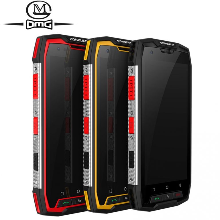 Conquest S9 IP68 Waterproof Shockproof Mobile Phone 6GB+64GB/128GB 5.5" FHD MTK6757 2.6GHz octa core Android 7.1 4G Smartphone