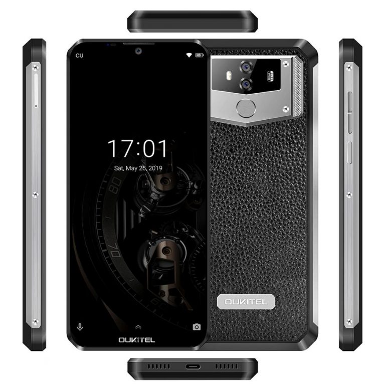 OUKITEL K12 4G Smartphone Android 9.0 Pie MT6765 Octa-core 6GB+64GB 16MP 6.3" 10000mAh NFC 5V/6A Quick Charge Mobile Phone
