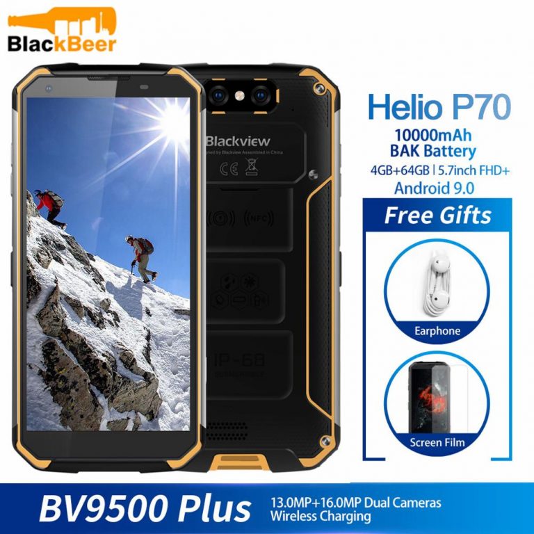 Blackview Plus Helio P70 Octa Core MobilePhone IP68 Waterproof 5.7inch