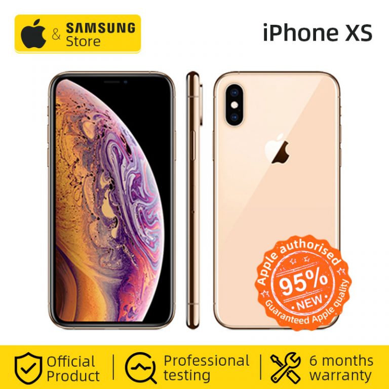 Unlocked Original Apple iPhone XS Smartphone A12 5.8 inch OLED Full Screen