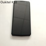 Used LCD Display Screen + Touch Screen + Frame For Oukitel K10