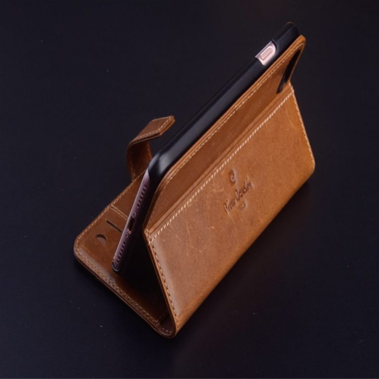 Pierre Cardin Brand New For iPhone SE 2020 Case Genuine Leather Fashion Luxury
