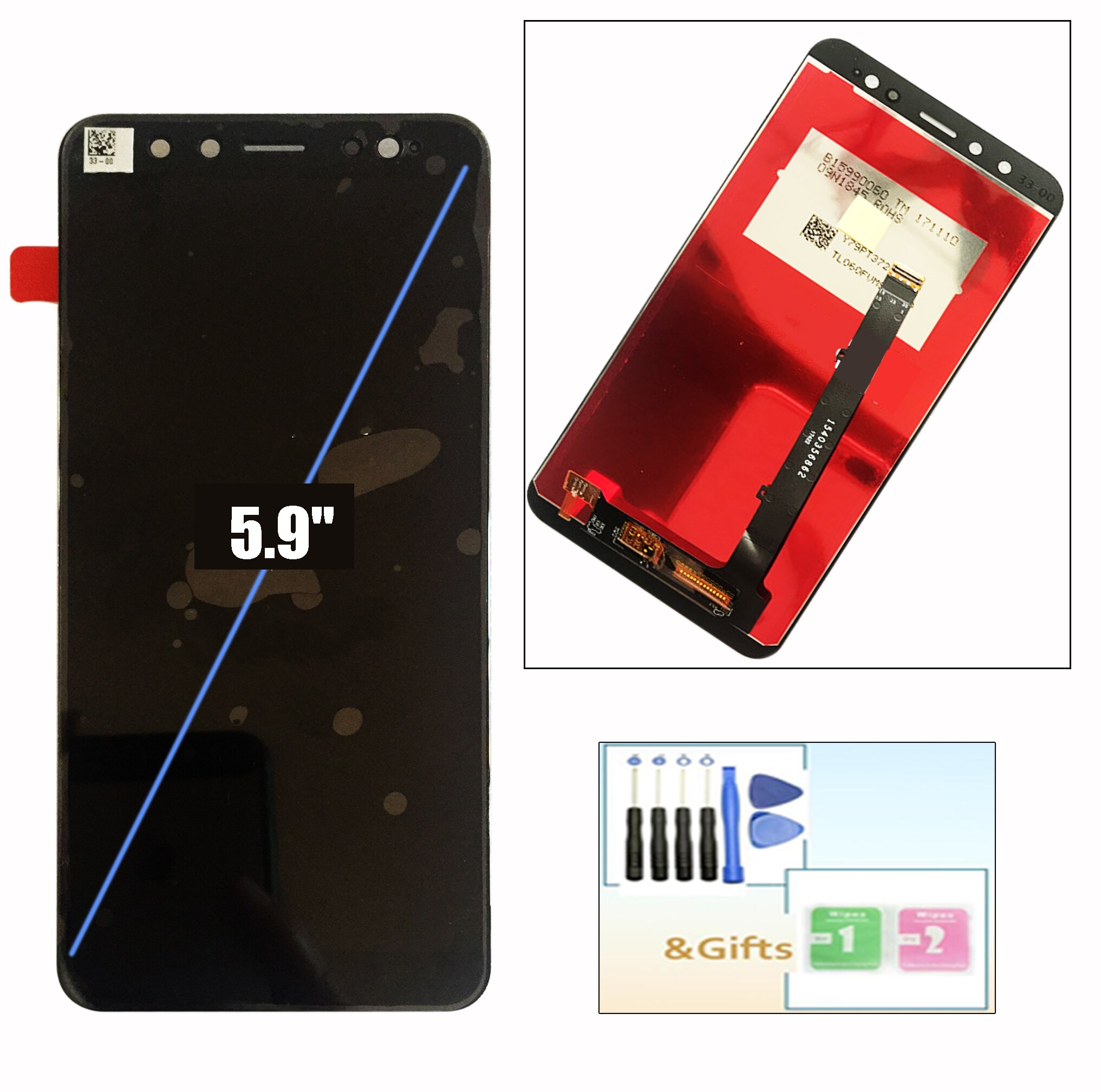 New For Gome U7 LCD Display and Touch Screen +tools Digitizer Assembly Smartphone Replacement 5.9"