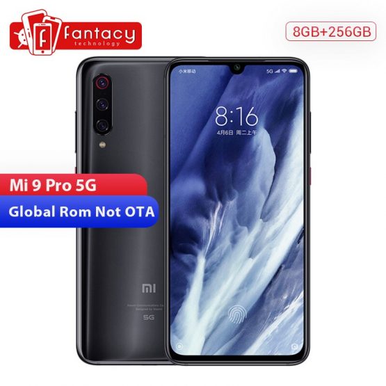 Original Xiaomi Mi 9 pro Mi9 Pro (5G) 8GB 256GB Smartphone Snapdragon 855 Plus Octa Core 4000mAh 48MPTriple Cameras Quick Charge